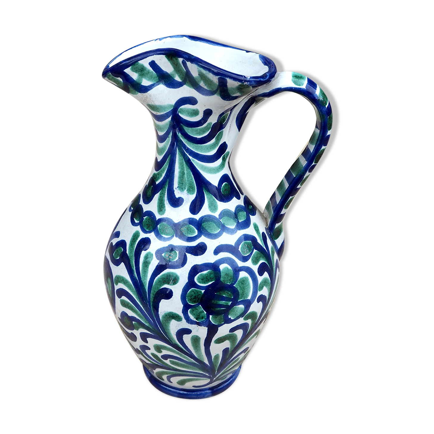 Spanish ceramic pitcher, 1970s