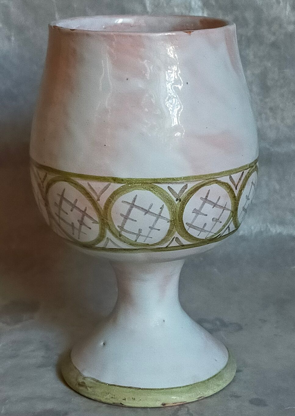 Ceramic vase of Cécile Midas vintage 50s