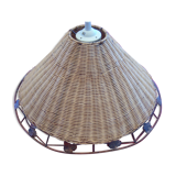 Rattan hanging lamp