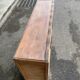 Vitrine vaisselier vintage en bois massif art déco 1950