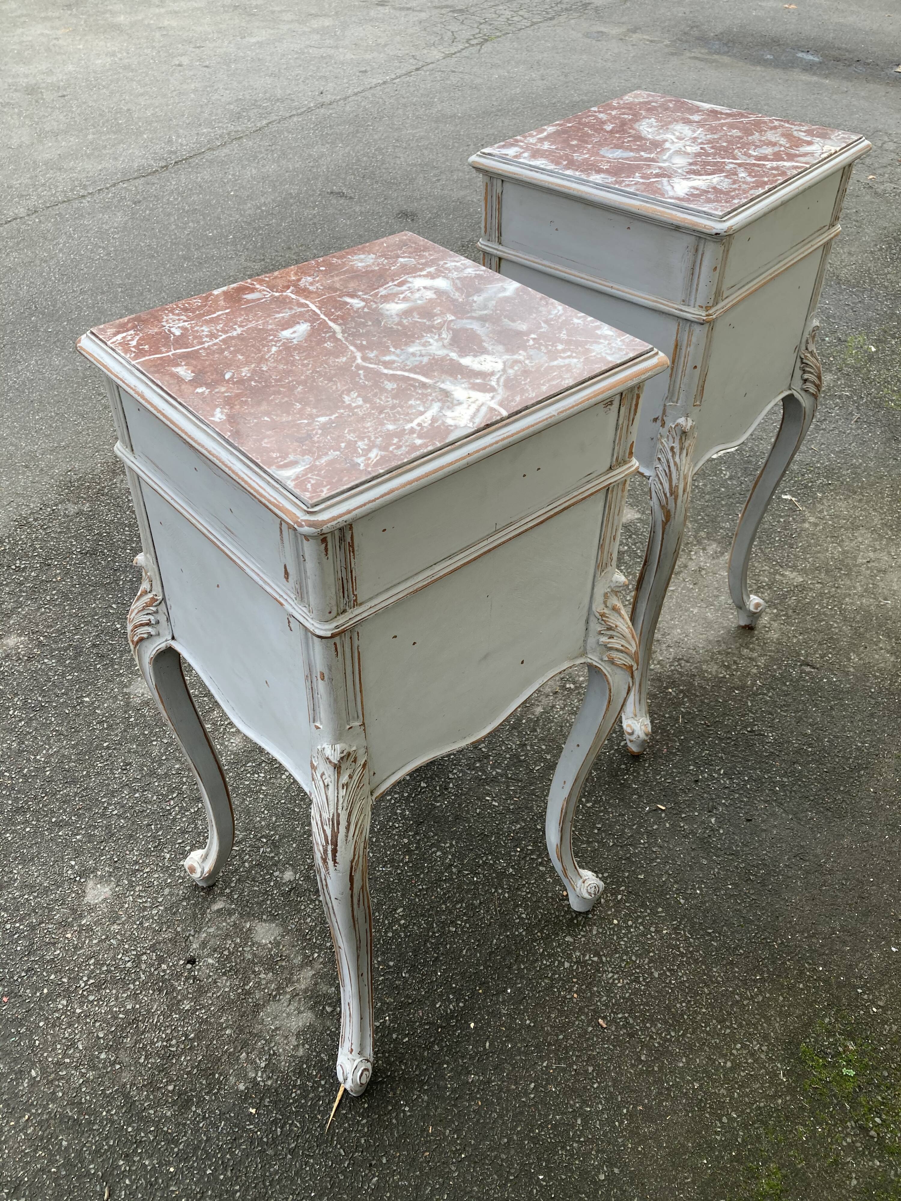 Former pair of bedside louis XV