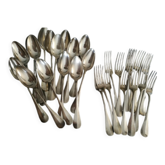 Set of christofle spoons and forks