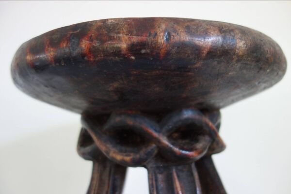 Tabouret tribal aficain vintage