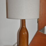 Stoneware bottle lamp