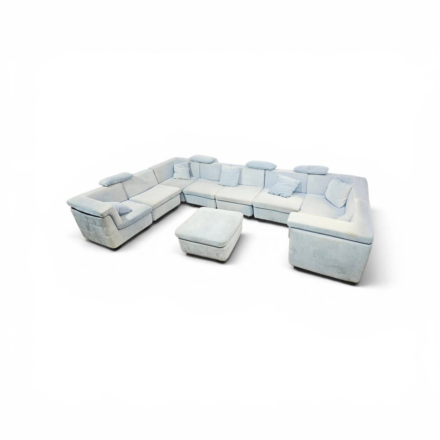 Rolf Benz modular corner sofa, 1970s.