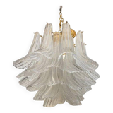 Italian Contemporary Mazzega Style Murano Glass “Saddle” Sputnik Chandelier