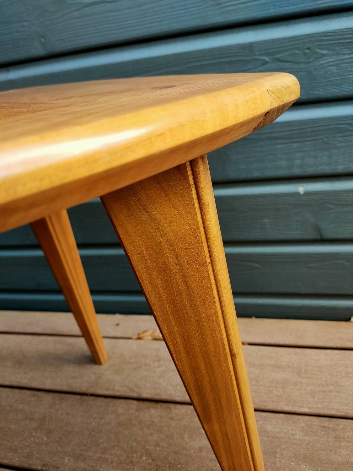 Small Scandinavian table in solid wood