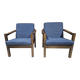 Pair of vintage 1970s armchairs