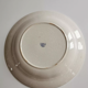 Round earthenware dish HBCM Hippolyte Boulenger Creil Montereau model Prunella