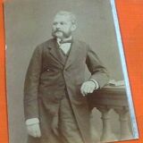 1880s Photography / Portrait Alphonse Daudet Photographer Paris Ferdinand Mulnier