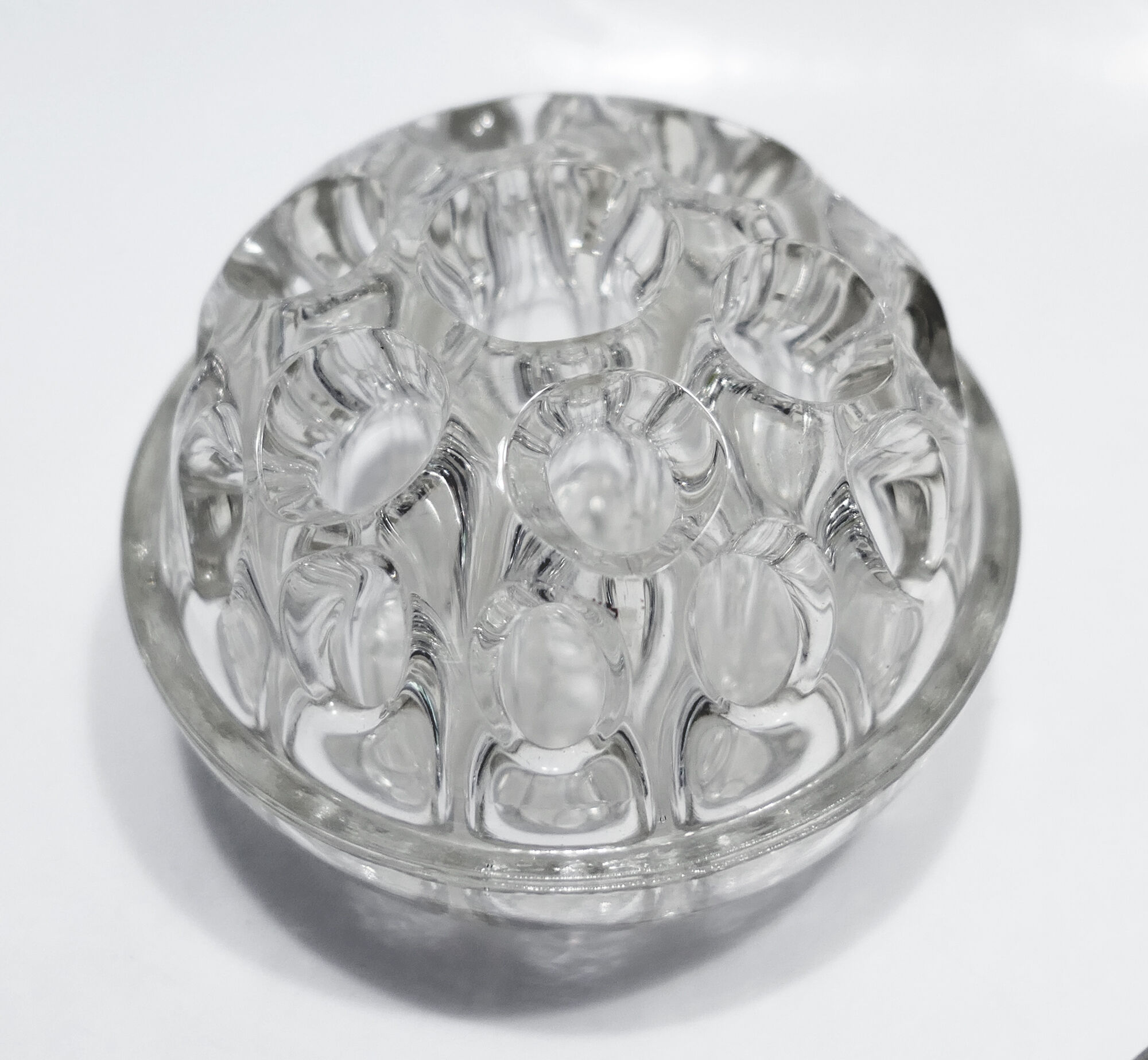 Three Glass Flower Picnics by VMC Reims 60s-70s