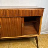 Mid-Century Retro Vintage Teak Cocktail Credenza / Sideboard by Beautility