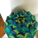Day lamp for vintage blue and green fabric ceiling lamp