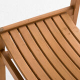 4 pine dining chairs