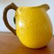 Pichet barbotine citron