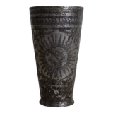 Antique brass lassi glass