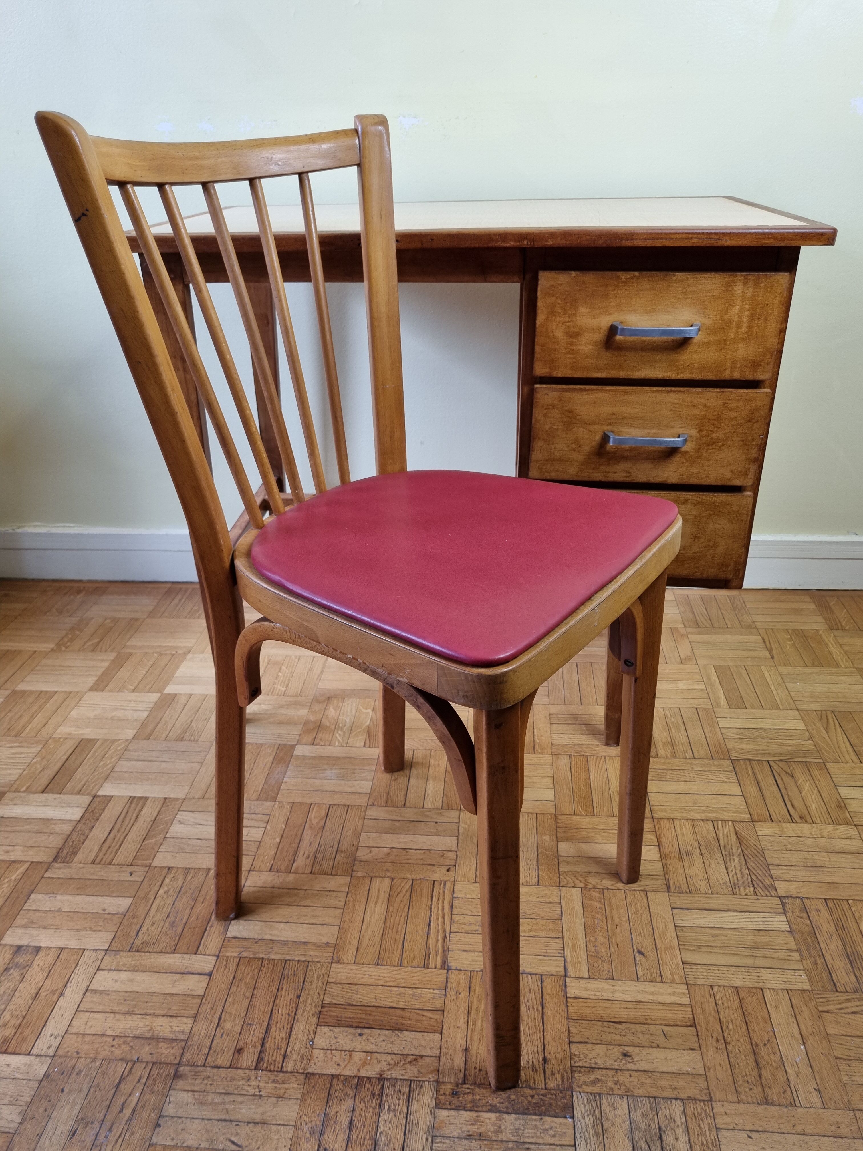 Baumann chair set and desk 50s-60s