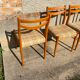 Series of 4 chairs in Scandinavian style 1960