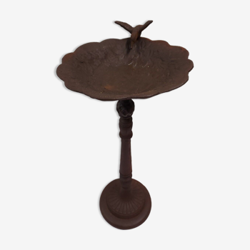 Cast iron bird bath