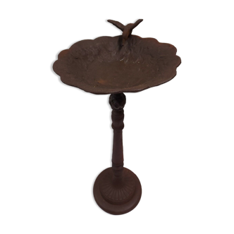 Cast iron bird bath