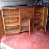 Art deco walnut sideboard