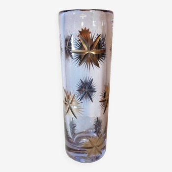 Vase de cristal. Espagne, années 1970.