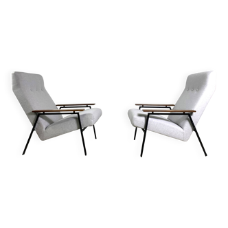 Minimalist Armchairs By Rob Parry For Gelderland, 1950s, Set Of 2