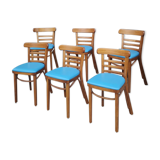 6 vintage bistro chairs
