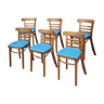 Set de 6 chaises de bistrot vintage
