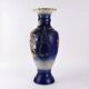 Antique ceramic vase with floral decoration, Japan, early 20th century.