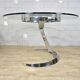 Vintage Chrome French design dining room set Boris Tabacoff 1970s