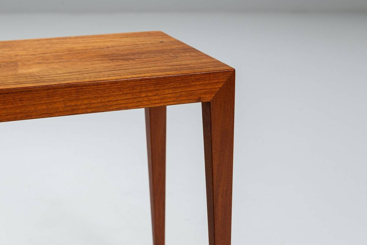 3 tables gigognes en teck par Severin Hansen pour Haslev, Danemark 1960