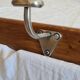 Industrial oak and aluminum hooks