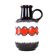 Ceramic vase with a handle, German design, 1960s, made in West Germany
