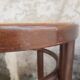 Wooden stool and vintage canning