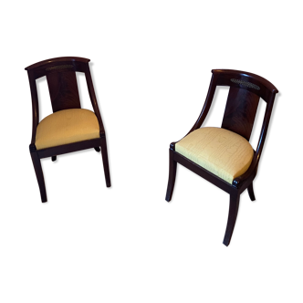 2 chaises style Napoleon III