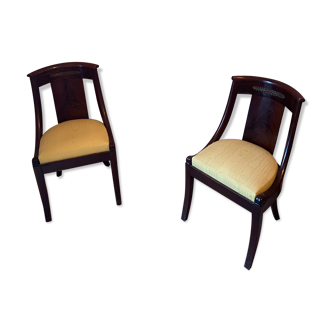 2 Napoleon III style chairs