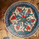 Trivet with tulip decoration - Vintage Turkish ceramic