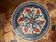 Trivet with tulip decoration - Vintage Turkish ceramic