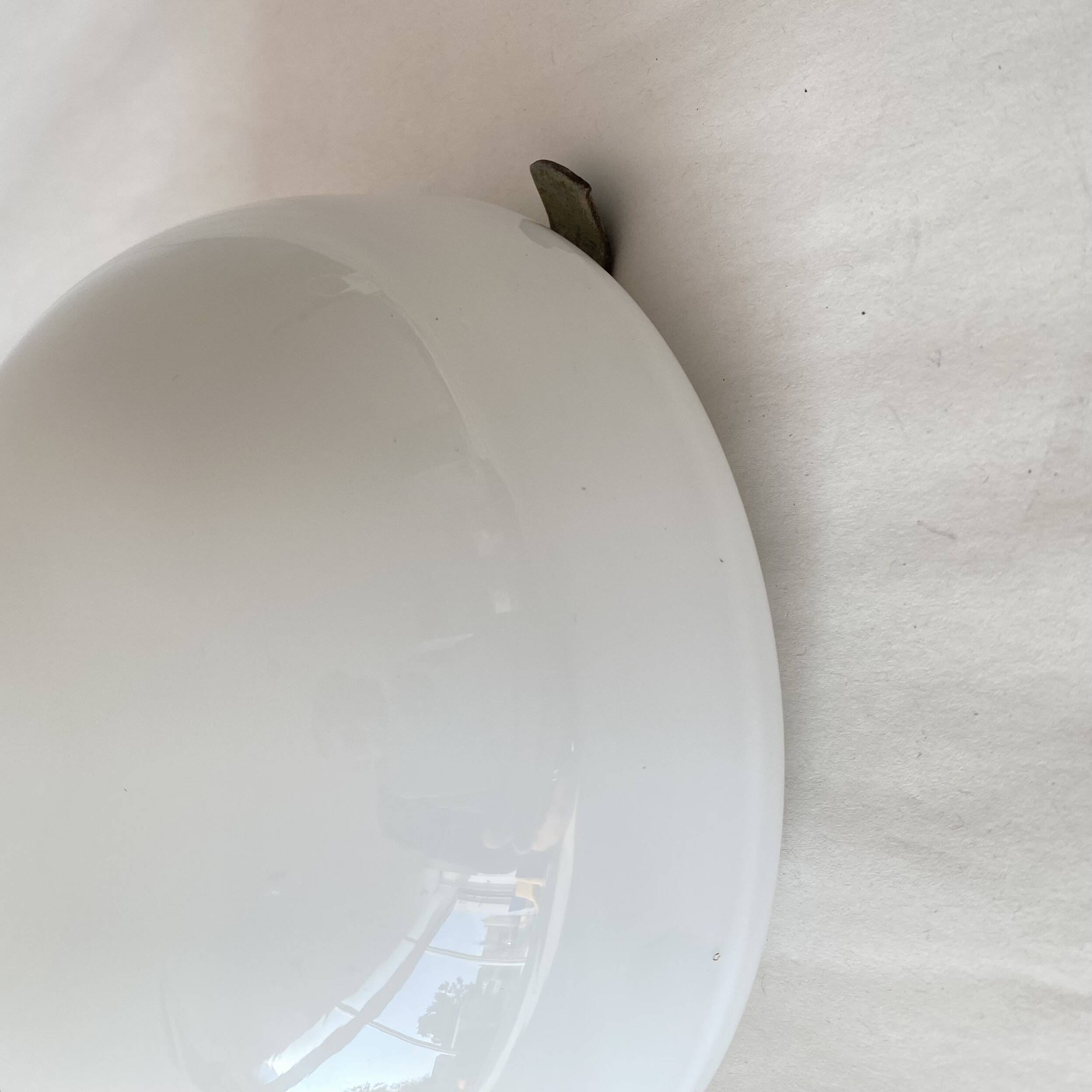 Small half-spherical wall and ceiling light 15 cm opaline glass