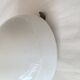 Small half-spherical wall and ceiling light 15 cm opaline glass