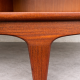 Low teak buffet, vintage Scandinavian style.