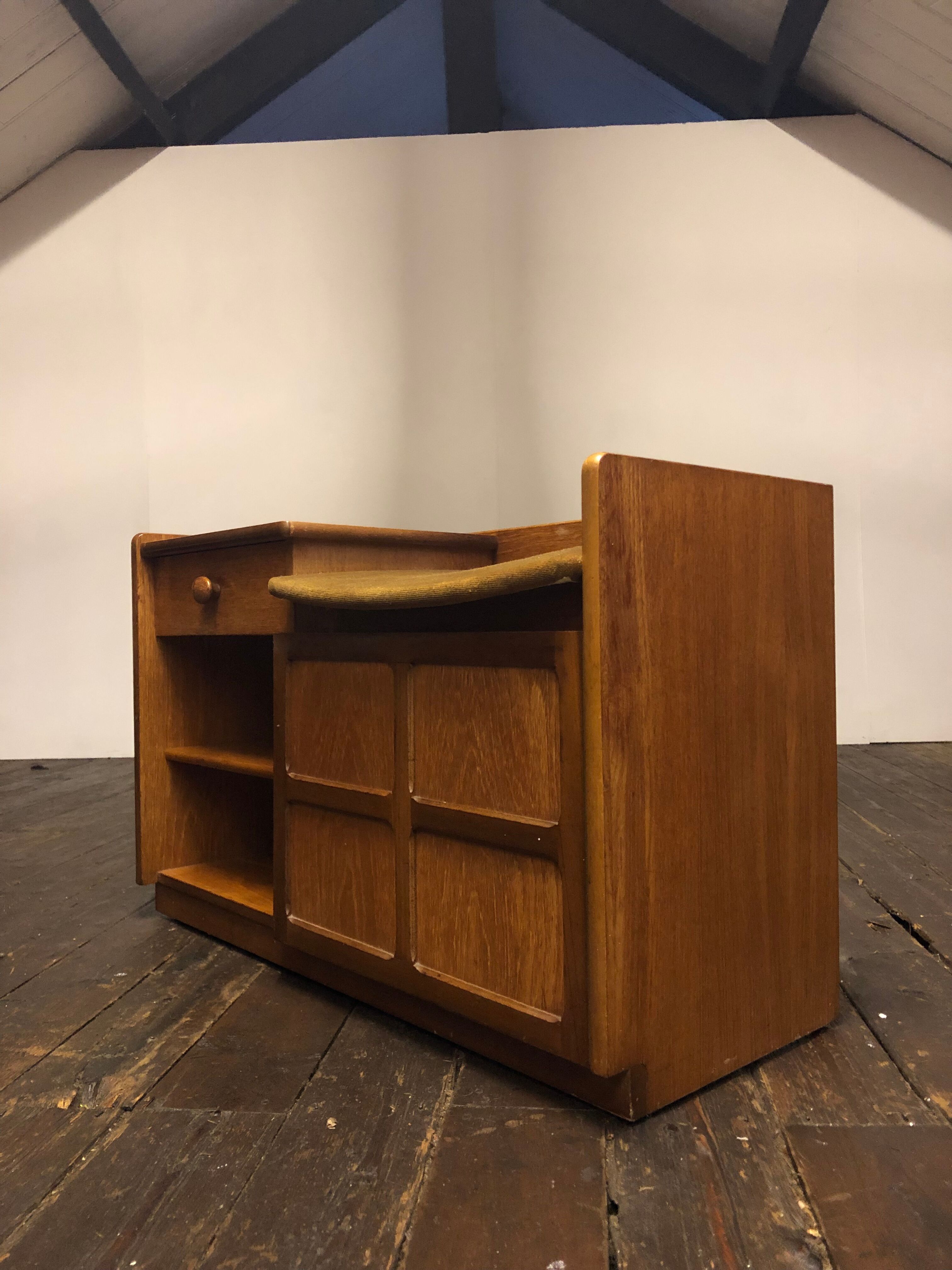 Teak telephone  bench
