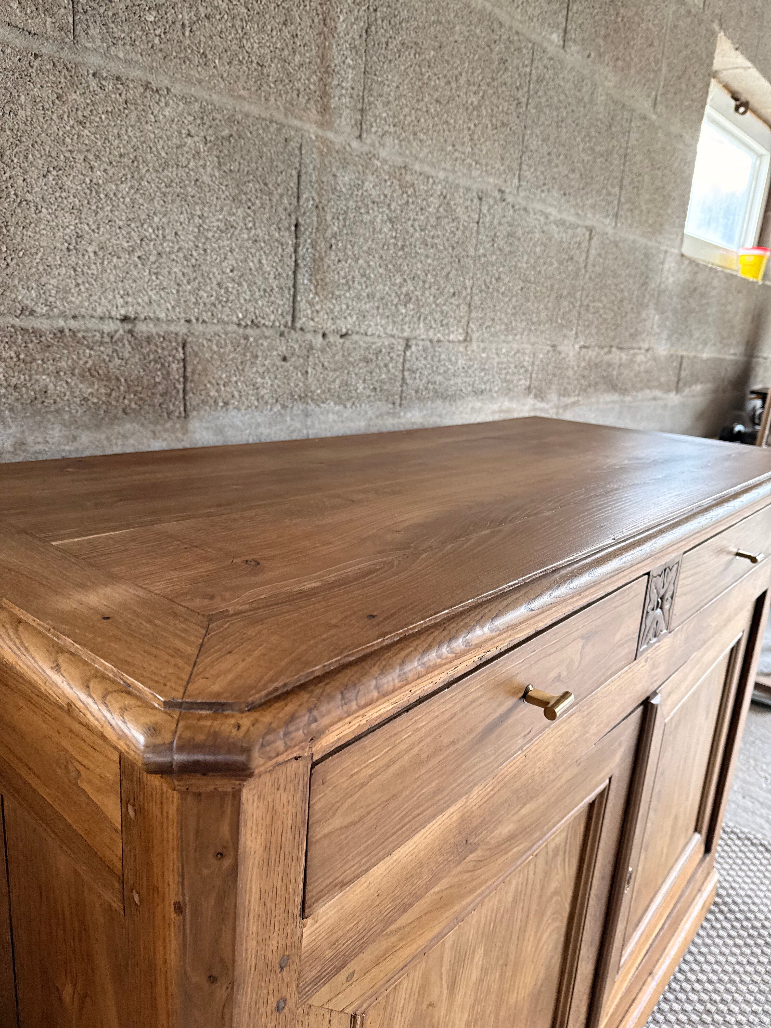 Restored walnut sideboard