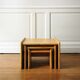 3 tables gigognes en pin