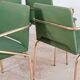 Set of 4 Hollywood Regency vintage design chairs from the 70s modern antiques.