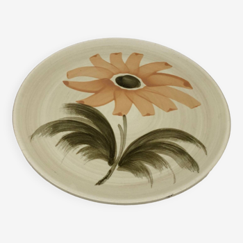 Earthenware dish from St Amand, Asia decor