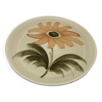 Earthenware dish from St Amand, Asia decor