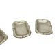 20th century art nouveau fish bones pads, Poland, 1890s, set of 3