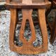 Vintage Brutalist Alsatian Bistro Chairs